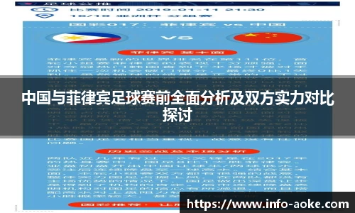 中国与菲律宾足球赛前全面分析及双方实力对比探讨